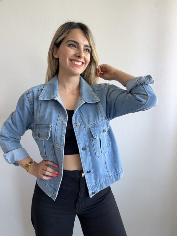 CHAQUETA LIZZI CELESTE S - Imagen 2