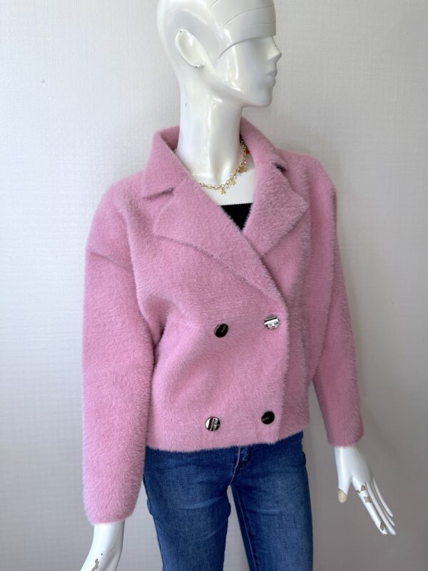 BOMBER ANGORA ROSADO - Imagen 4