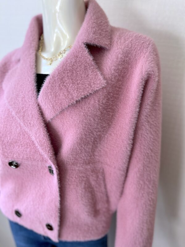 BOMBER ANGORA ROSADO - Imagen 3