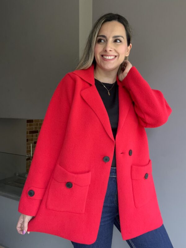 ABRIGO ANIS ROJO