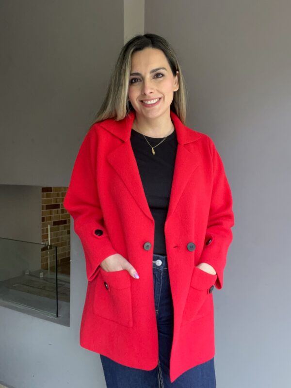 ABRIGO ANIS ROJO - Imagen 2