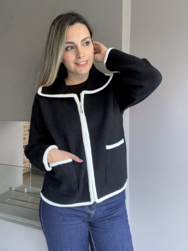 CHAQUETA INVIERNO MICHELLE NEGRO - Imagen 2