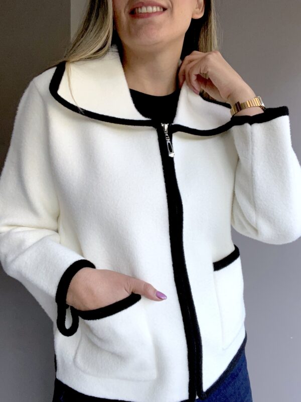 CHAQUETA INVIERNO MICHELLE BLANCO - Imagen 2