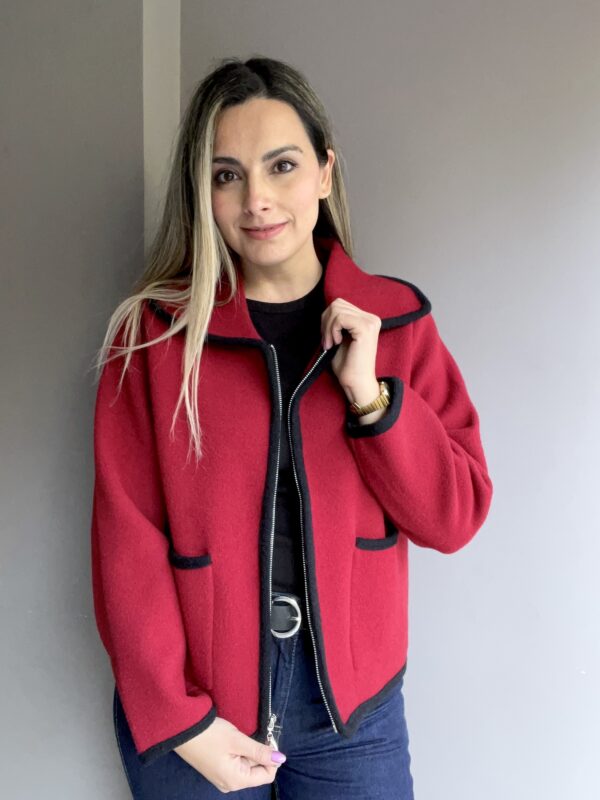 CHAQUETA INVIERNO MICHELLE ROJO