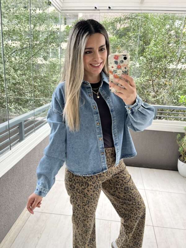 CHAQUETA DE MEZCLILLA AZUL - Imagen 3