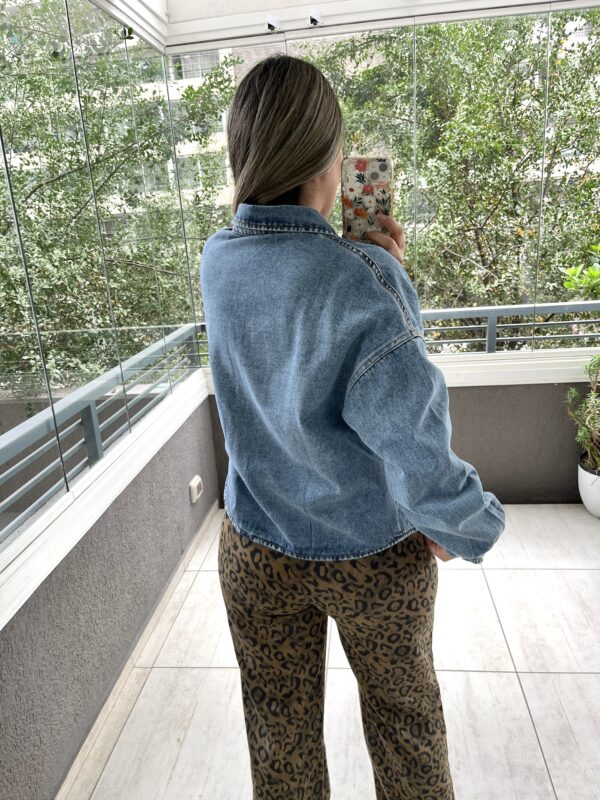 CHAQUETA DE MEZCLILLA AZUL - Imagen 2