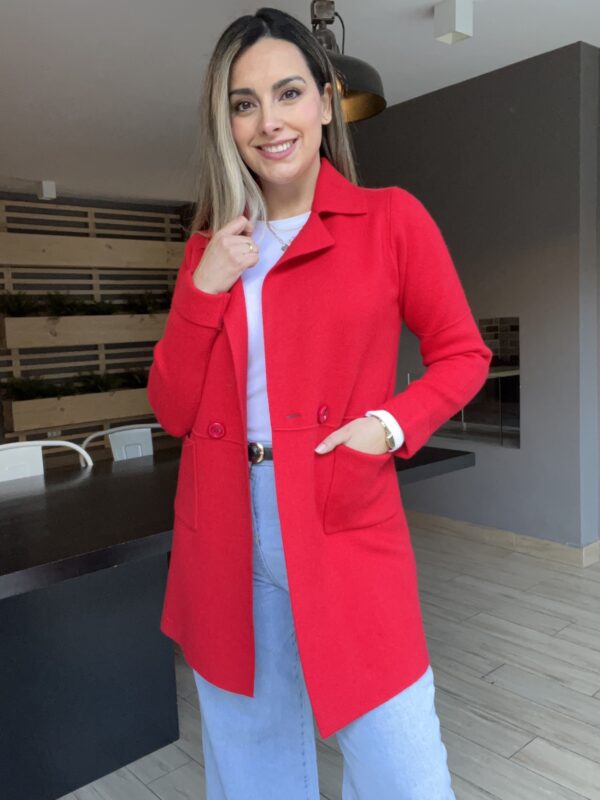 ABRIGO ATENAS ROJO - Imagen 3