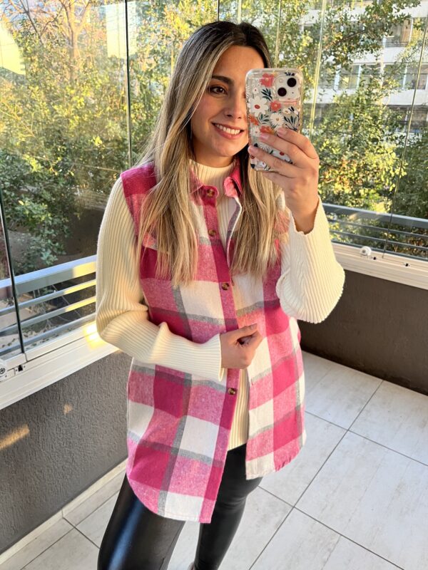 LEÑADORA SIN MANGAS ROSADO