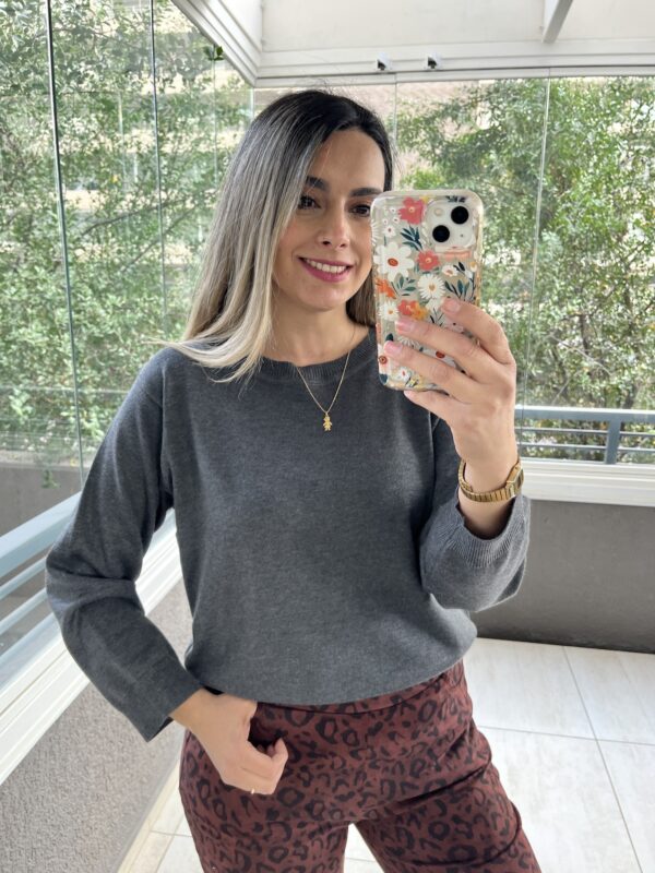 SUETER BÁSICO GRIS MARENGO