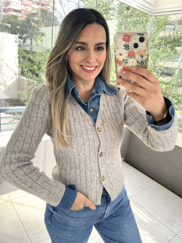 CHALECO MARINE GRIS
