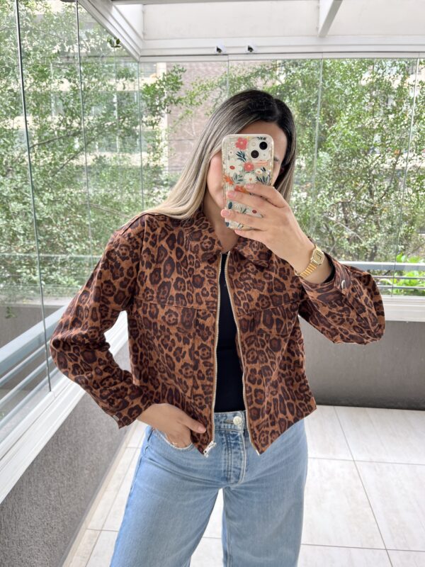 CHAQUETA ANIMAL PRINT CAFE - Imagen 2
