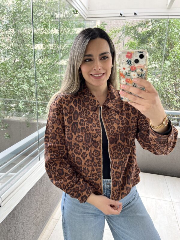 CHAQUETA ANIMAL PRINT CAFE