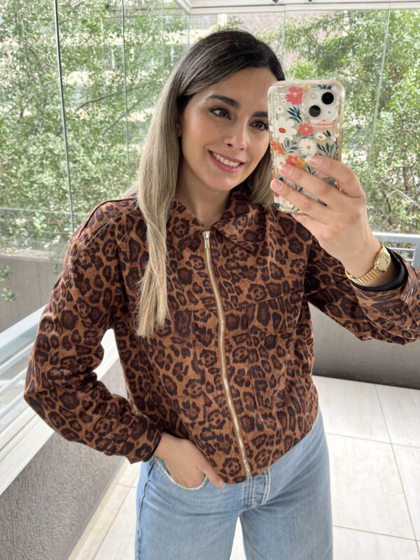CHAQUETA ANIMAL PRINT CAFE - Imagen 3