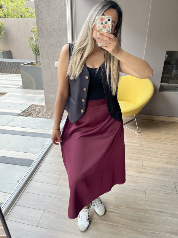 FALDA SATIN BURDEO - Imagen 2