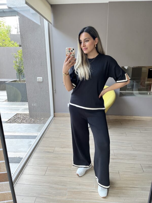 CONJUNTO HILO COMBINADO NEGRO