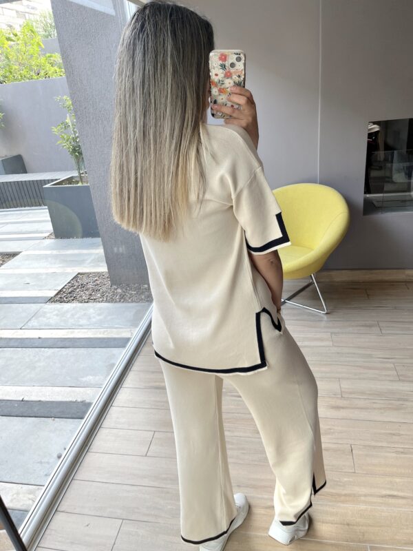 CONJUNTO HILO COMBINADO CREMA - Imagen 3