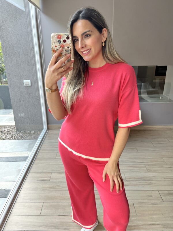CONJUNTO HILO COMBINADO CORAL - Imagen 3